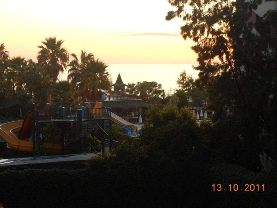 Blick zum Meer vom Hotelzimmer aus Hotel Meryan