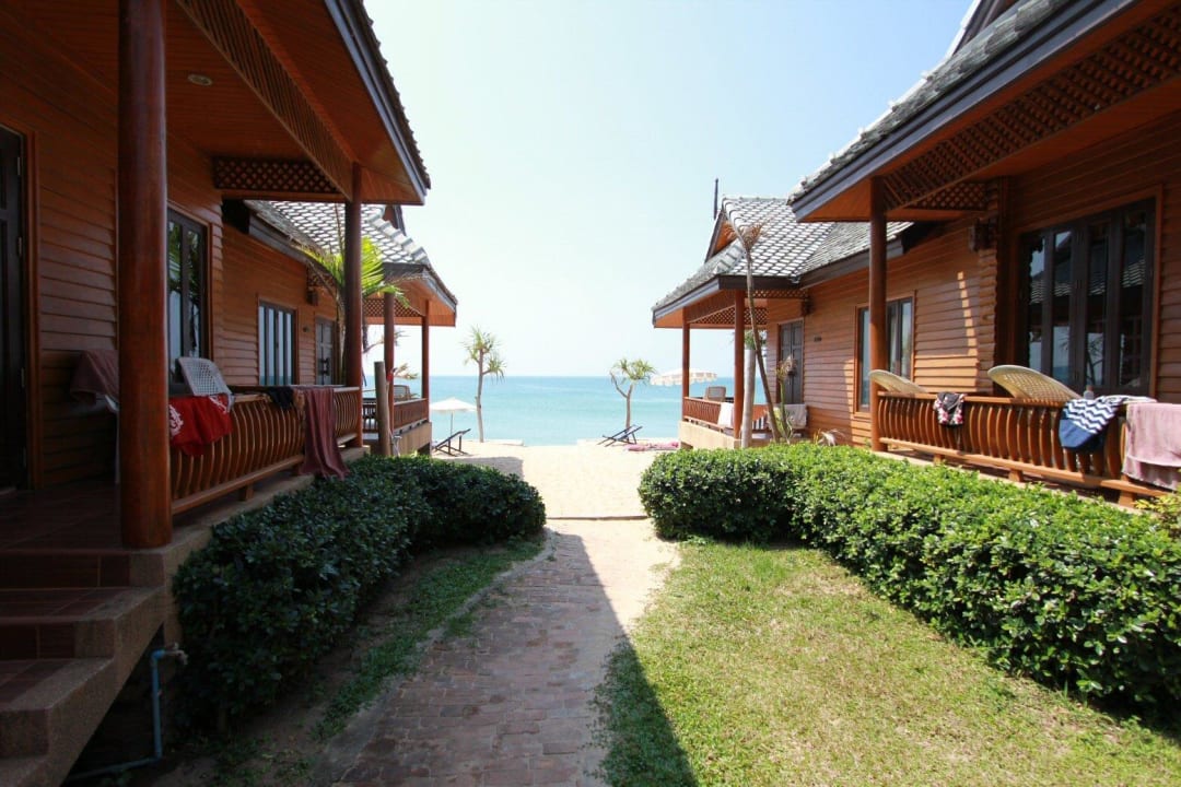Blick zum Meer Hotel Baan Pakgasri Hideaway
