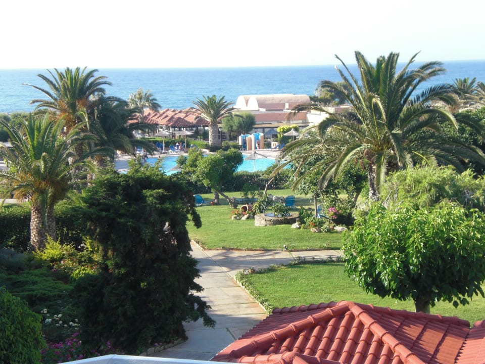 Blick vom Balkon Anissa Beach & Village