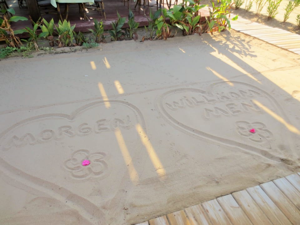 Morgendlicher Gruß Sunis Evren Beach Resort Hotel & Spa