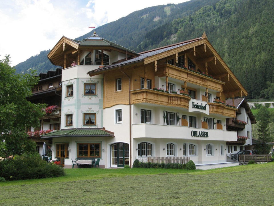 Rückwärtige Ansicht Ferienhof Oblasser