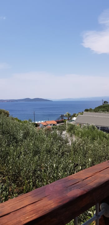 Ausblick Akrathos Beach Hotel