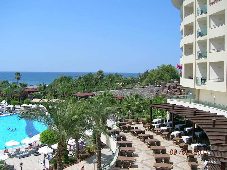 Von der Terrasse der Lobbybar Saphir Resort & Spa