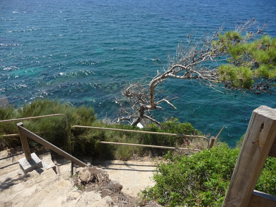 Weg zum Meer-Treppen Sun Club Eldorado