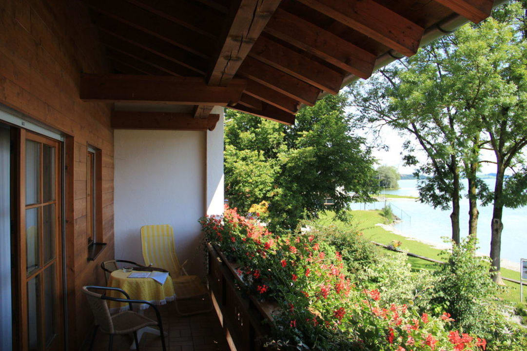 Der Balkon unseres Zimmers Hotel Sommer