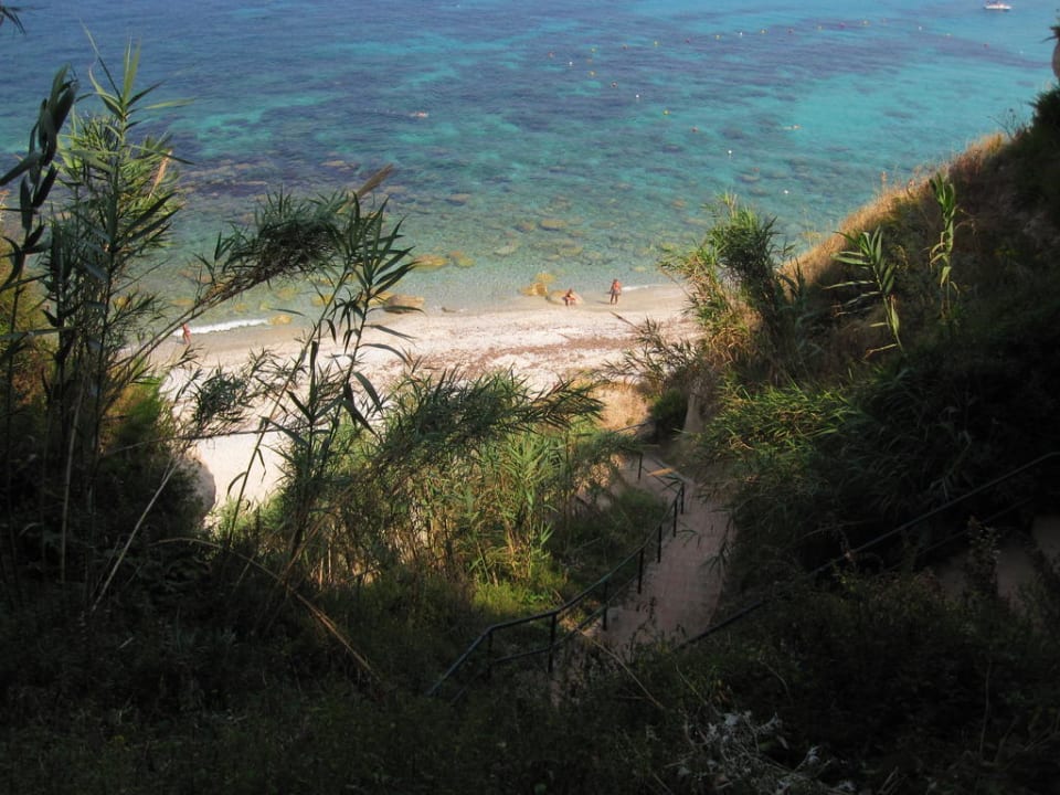 Strandtreppe (163 Stufen) Aldiana Club Rocca Nettuno Calabria
