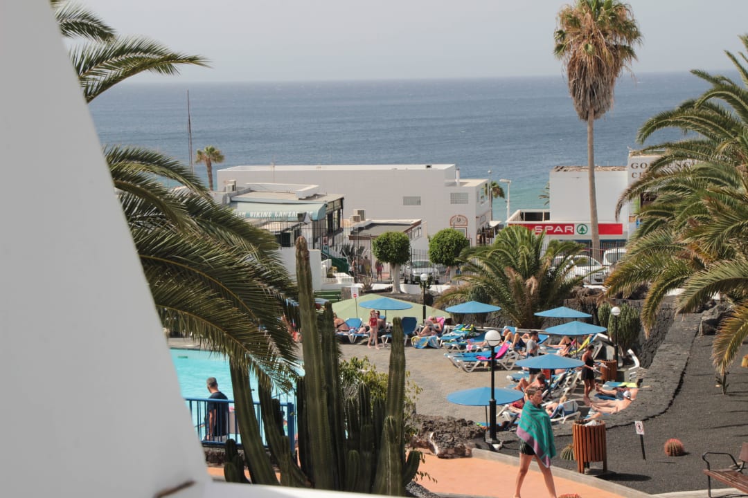 Blick vom Balkon Ereza Apartamentos Los Hibiscos- Adults Only