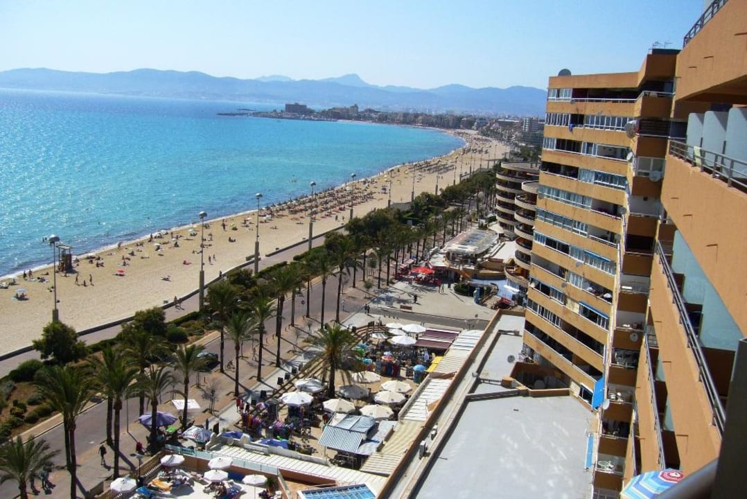 Ausblick Balkon allsun Hotel Pil-lari Playa