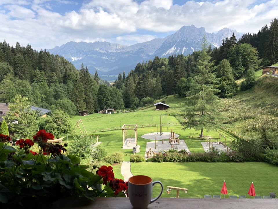Ausblick Landhof Ellmau