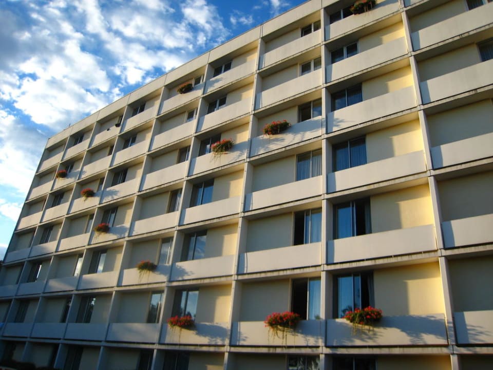 Hotel vom Parkplatz Wyndham Garden Kassel