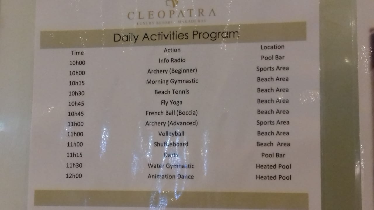 Sonstiges Cleopatra Luxury Resort Makadi Bay