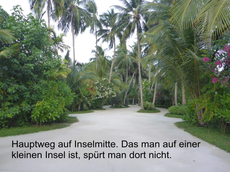 Gartenanlage Kuramathi Maldives