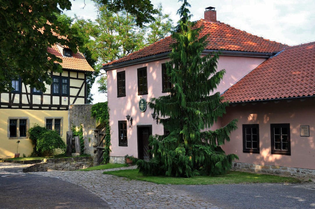 Innenhof der Burg Hotel Auf Der Creuzburg