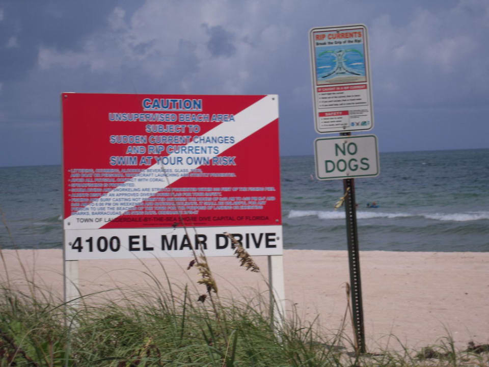 Strand am Hotel Hotel Lauderdale by the Sea