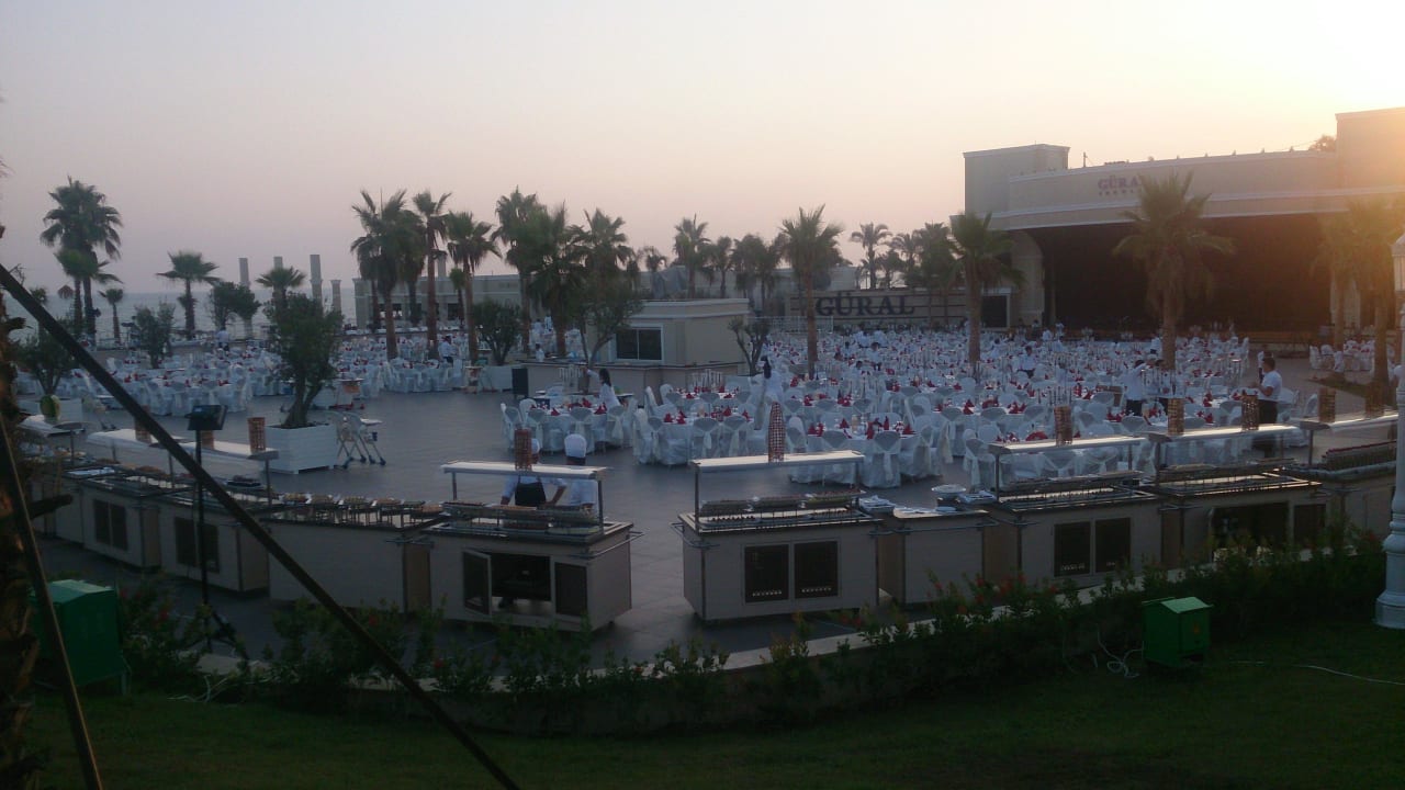 Samstag Abend Gala Diner für 800 Gäste Güral Premier Belek