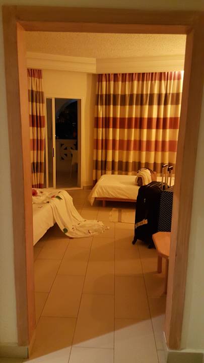 Zimmer bei Ankunft  Mahdia Beach & Aquapark