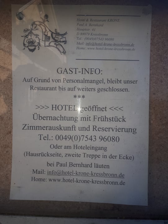 Gastro Hotel Gasthof Krone