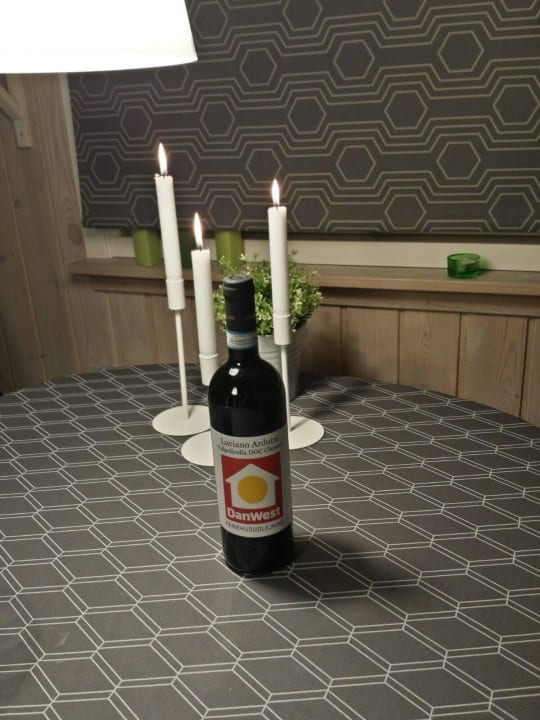 Wohn- Essbereich DanWest Ferienhaus 3496