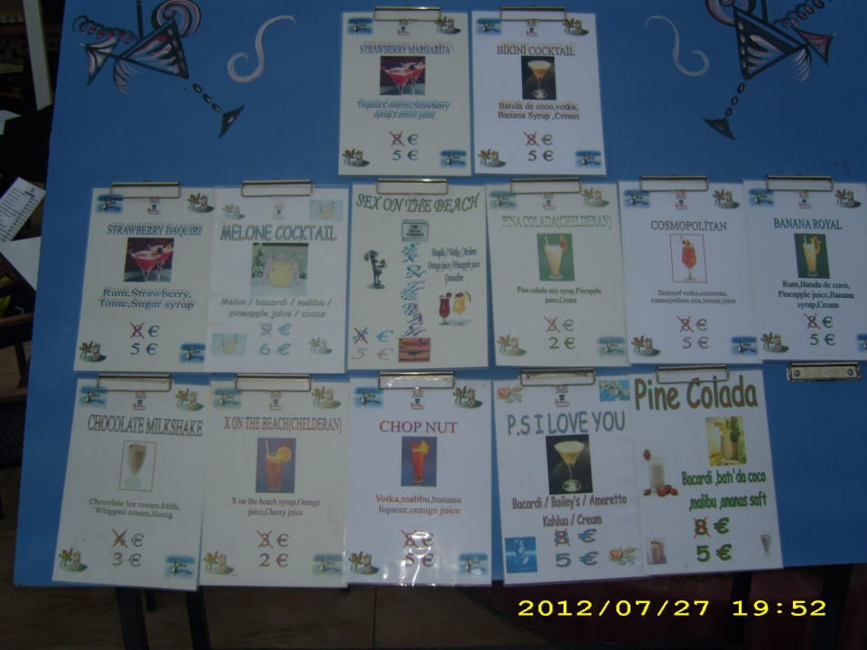 Die Preise für Cocktails Hane Family Resort