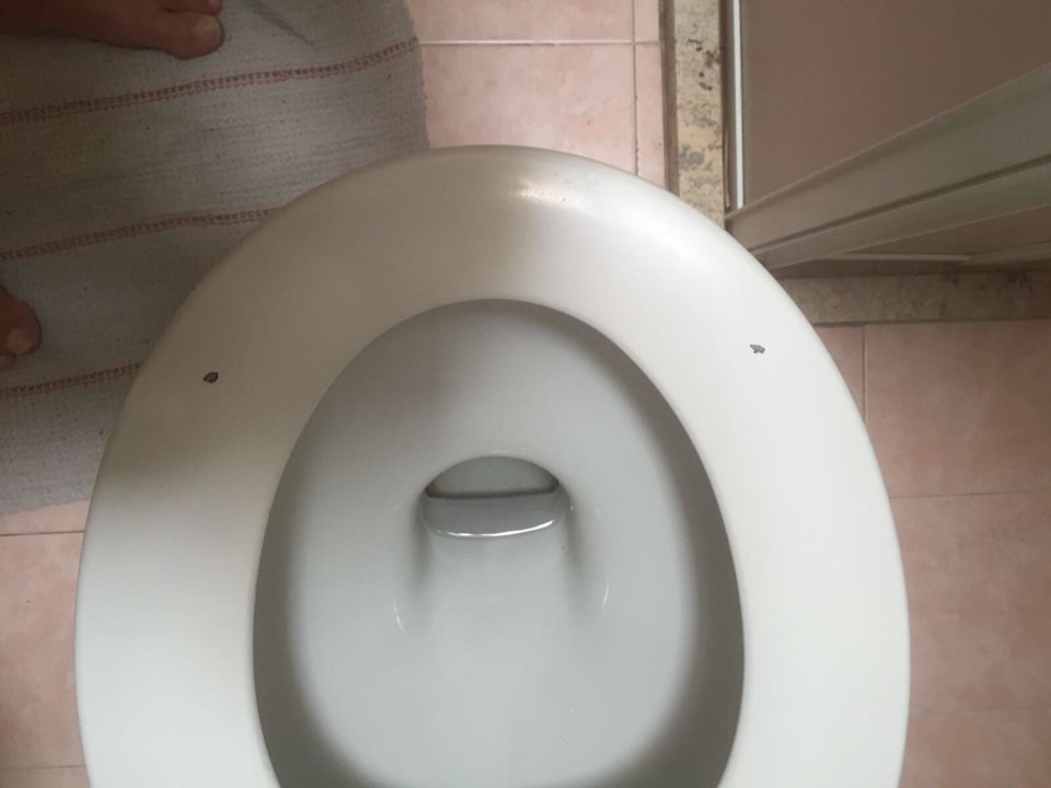 Defekter Toilettensitz Villagio Michelangelo