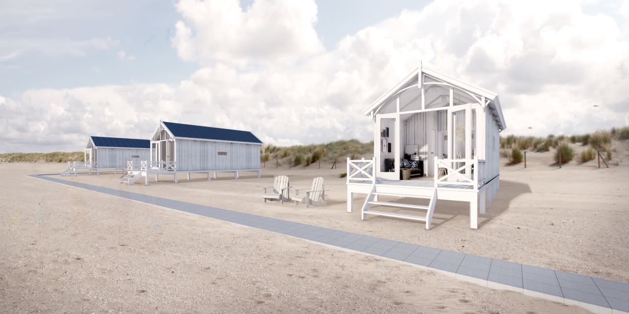 Außenansicht Beach Houses Den Haag