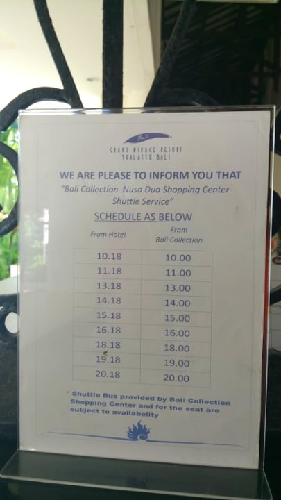 Sonstiges Hotel Grand Mirage Resort & Thalasso Bali