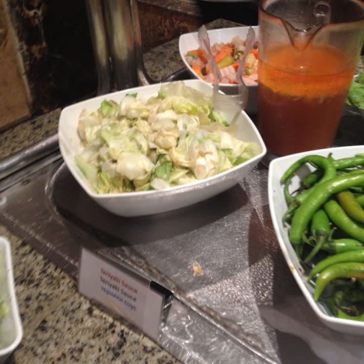 Frischer Salat Riviera Aqua Park Resort