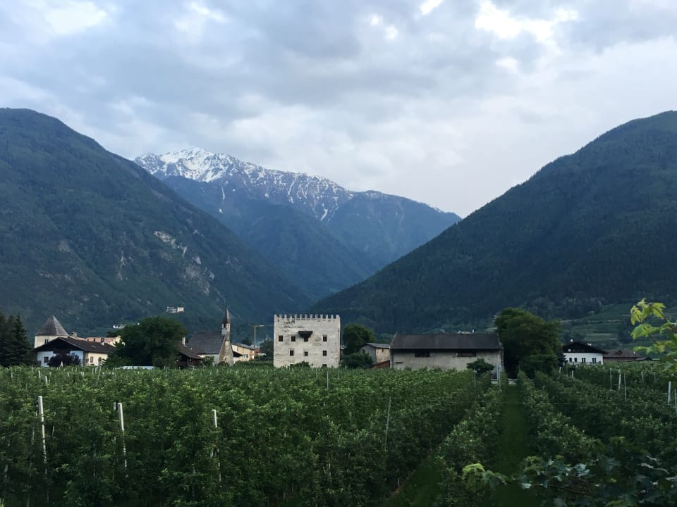 Zimmerausblick Garni Residence Obstgarten