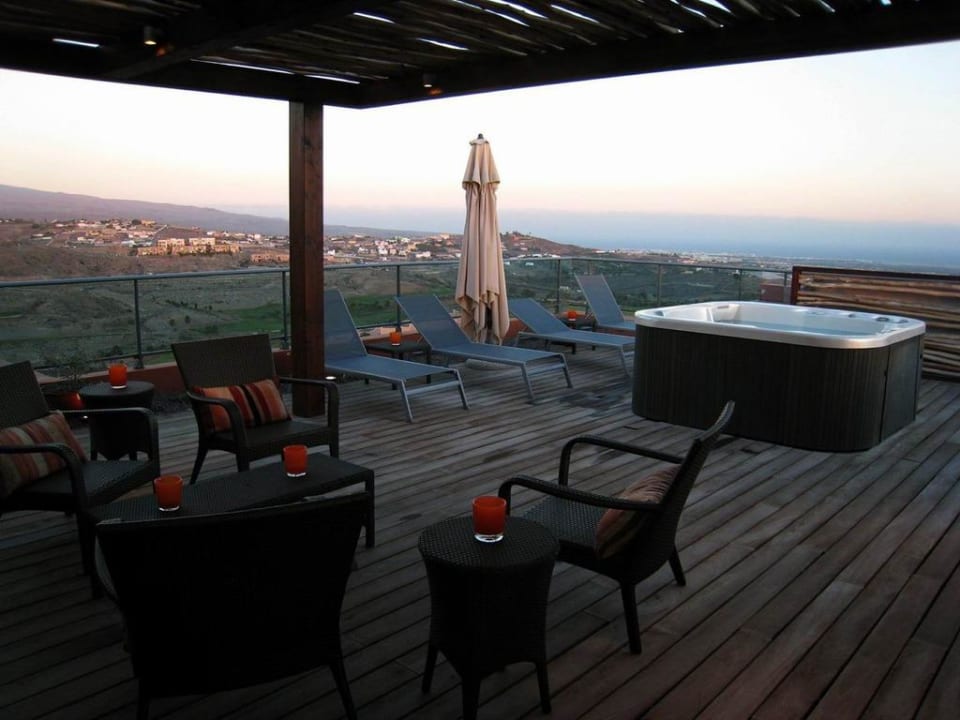 Roof terrace of presidential suite Salobre Hotel Resort & Serenity
