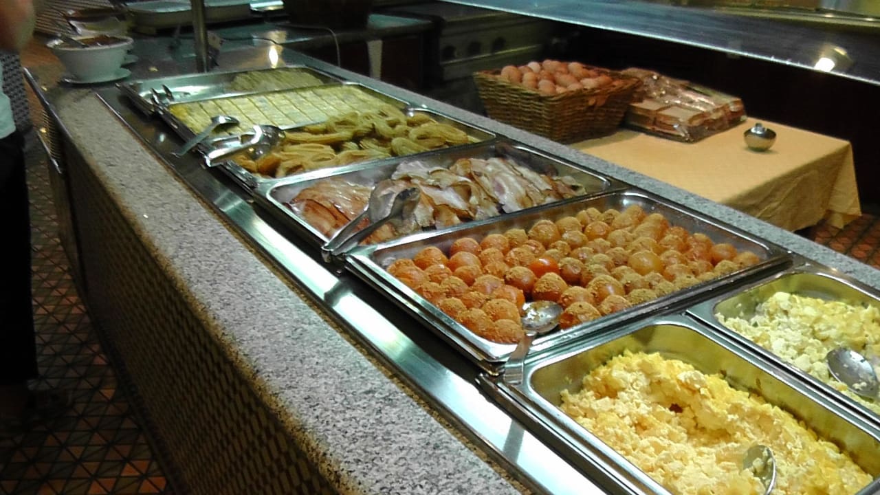 Frühstück allsun Hotel Los Hibiscos