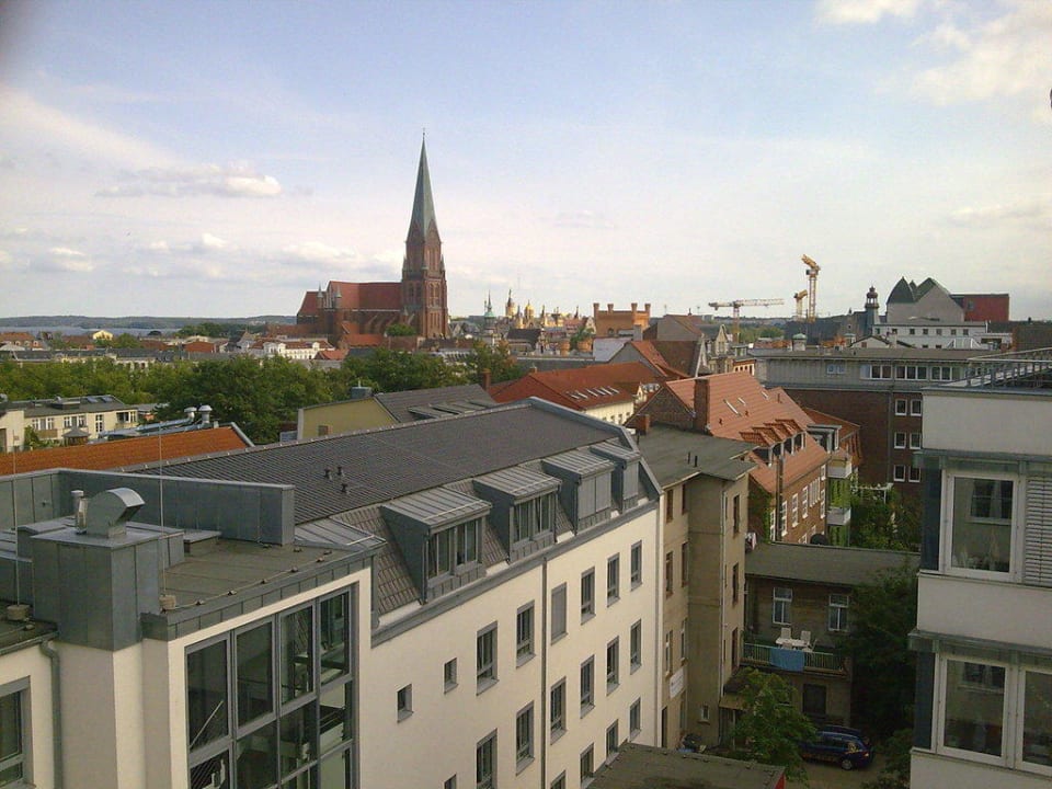 Ausblick vom Zimmer 514 IntercityHotel Schwerin