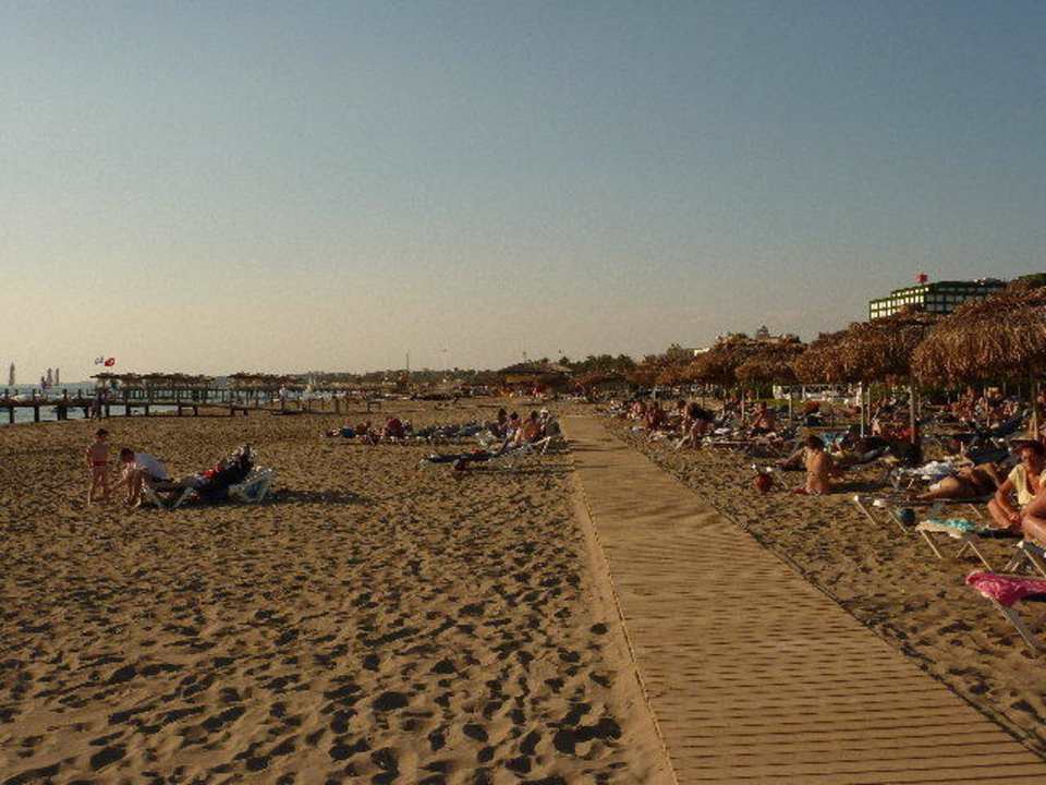 Strand direkt vorm Hotel Voyage Belek Golf & Spa