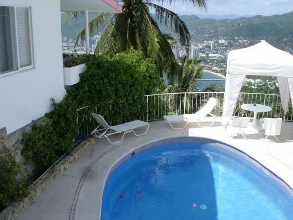 Blick auf eigenen Pool Hotel Las Brisas