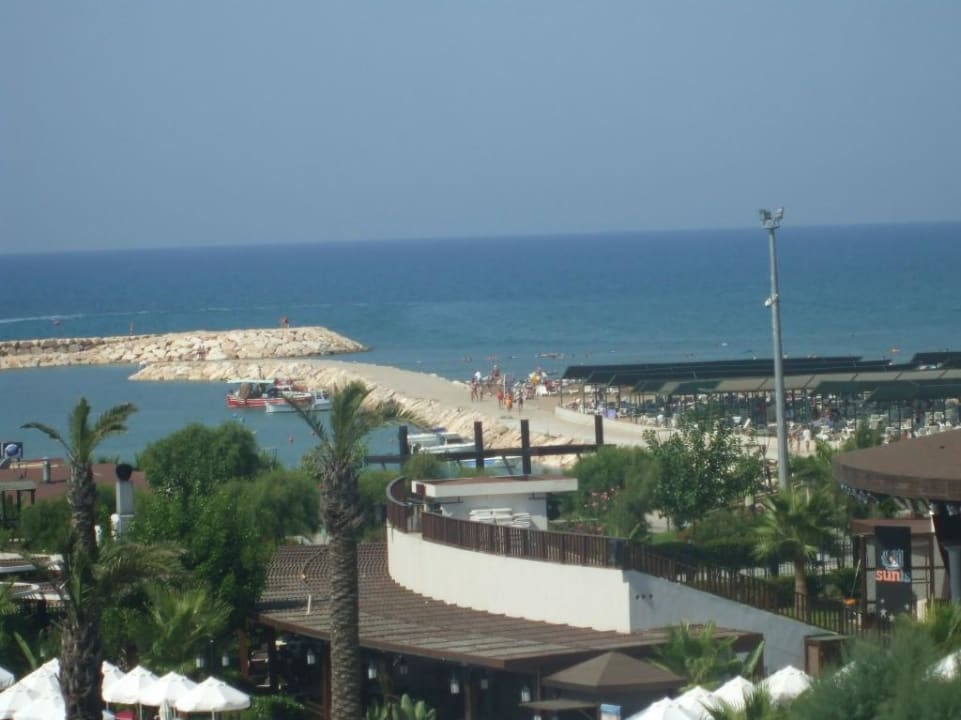 Meerblick vom Familienzimmer 3209 Sunis Evren Beach Resort Hotel & Spa