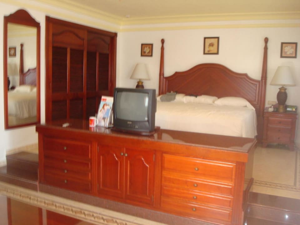 Schlafbereich der Suite Hotel Riu Negril