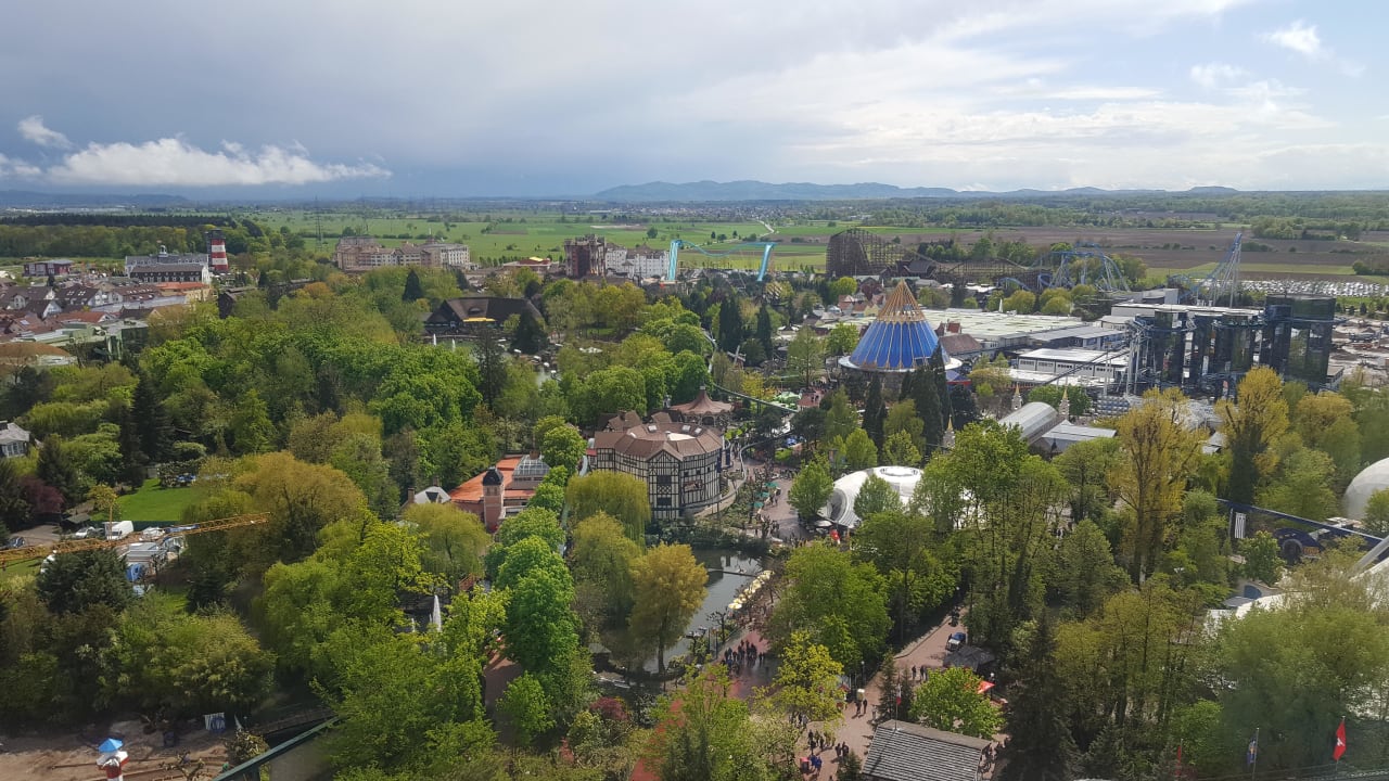 Blick von oben Hotel Bell Rock Europa-Park