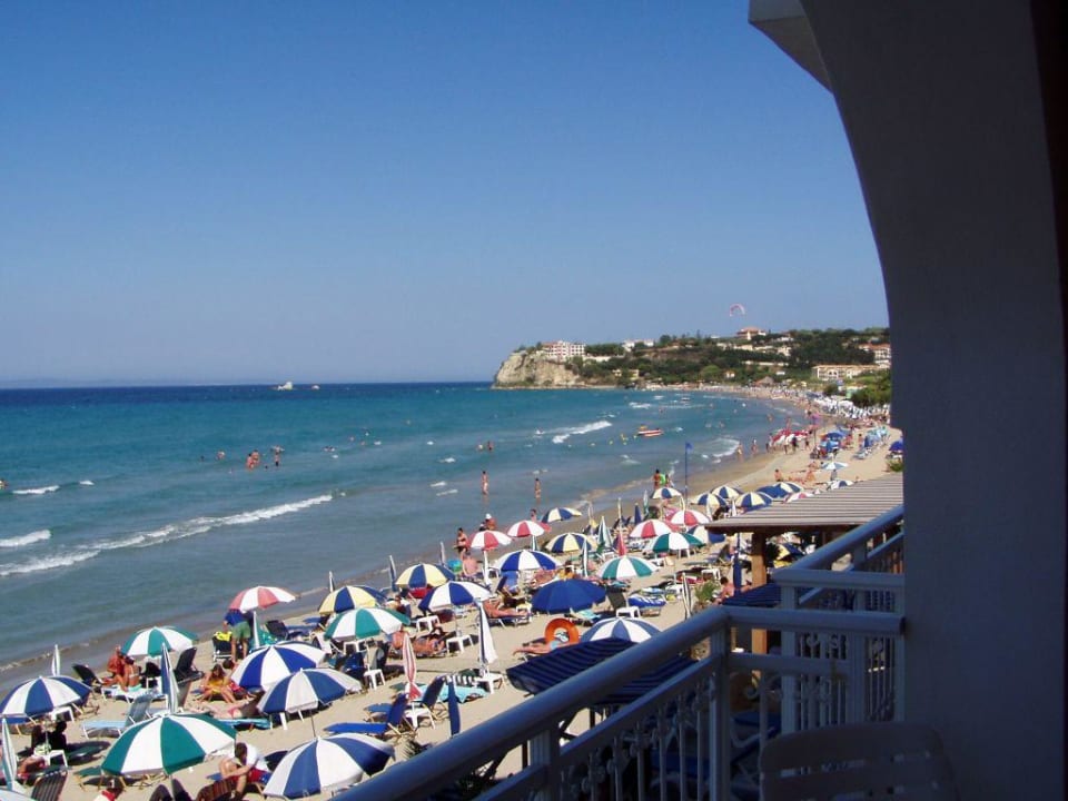 Ausblick vom Hotelzimmer Tsilivi Beach Hotel