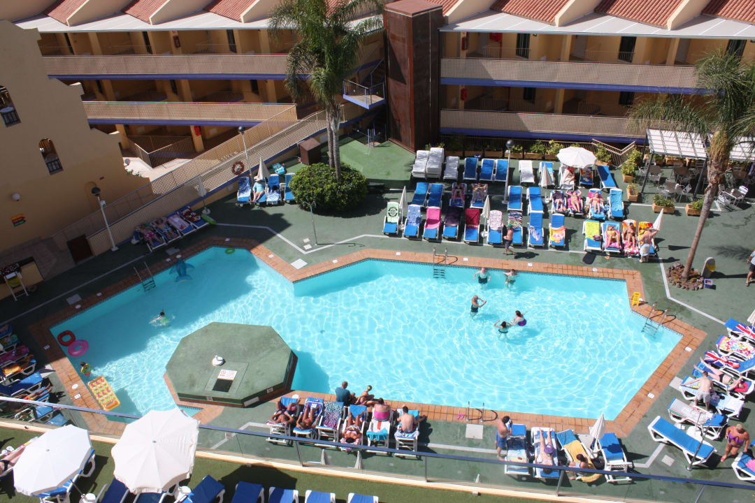 Blick vom Balkon Playa Olid Suites & Apartments