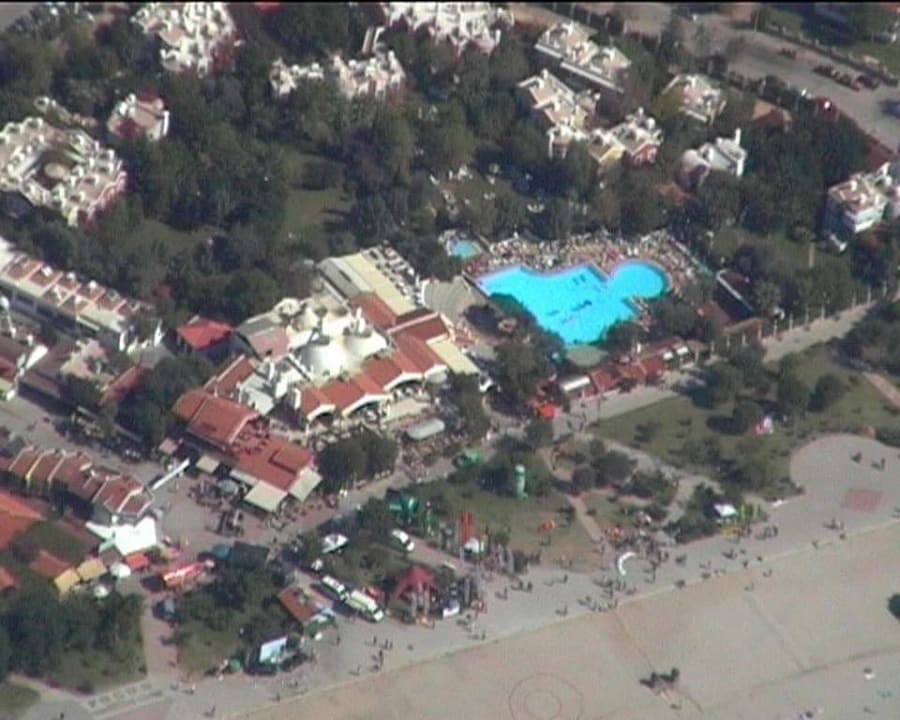 Hotel Belcekiz Beach aus der Vogelperspektive Hotel Belcekiz Beach