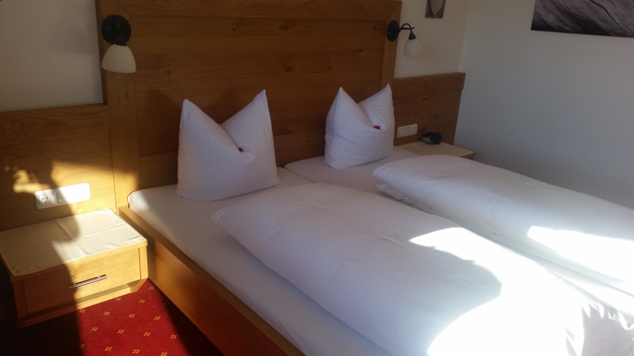 Doppelbett Panoramagasthof-Hotel Hohe Brücke