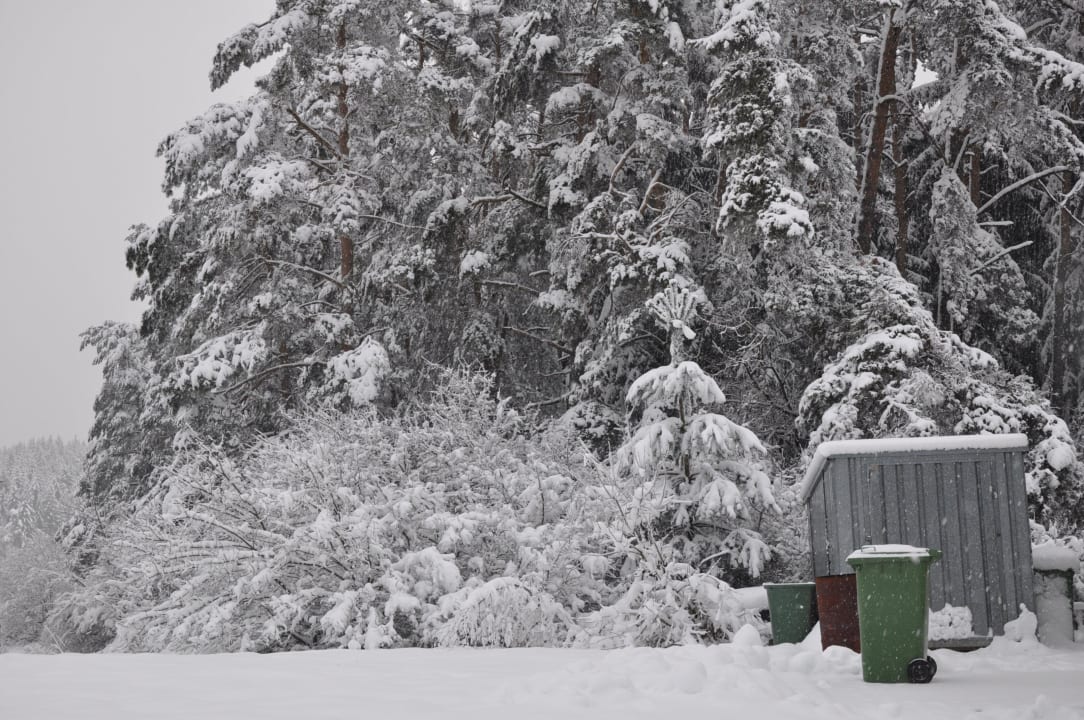 Verschneites Ursensollen Hotel garni Kleindienst