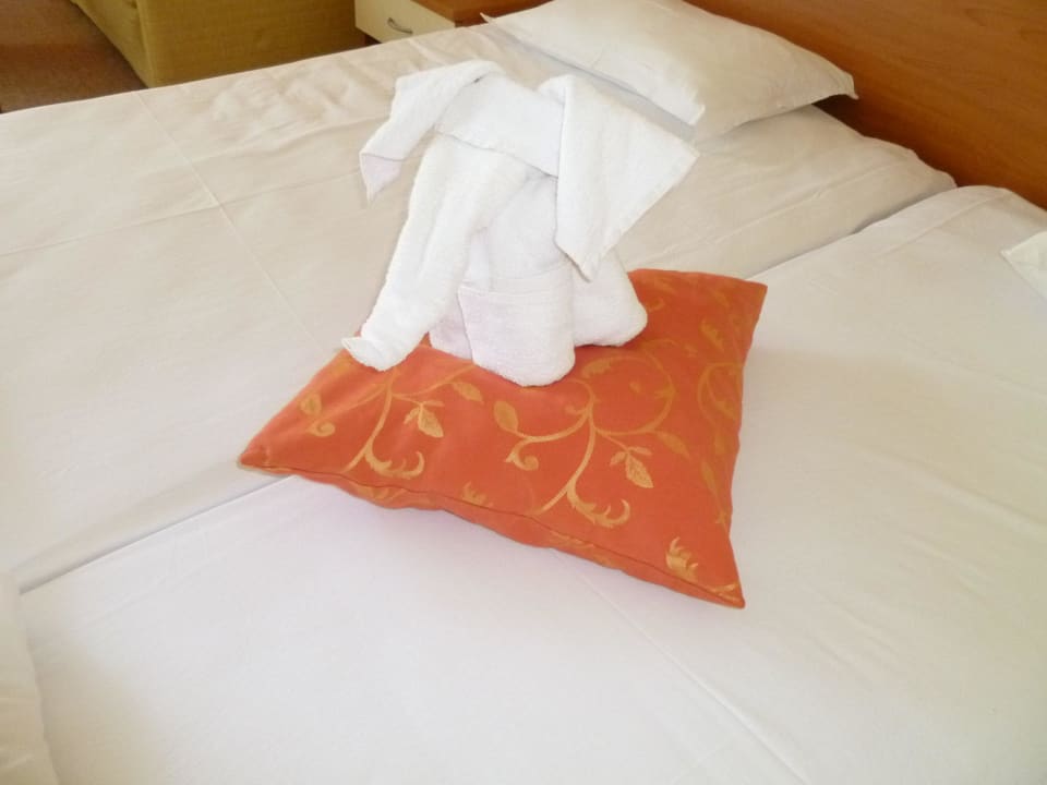 Jeden Tag mit Handtüchern eine neue Überraschung  Hotel Bilyana Beach
