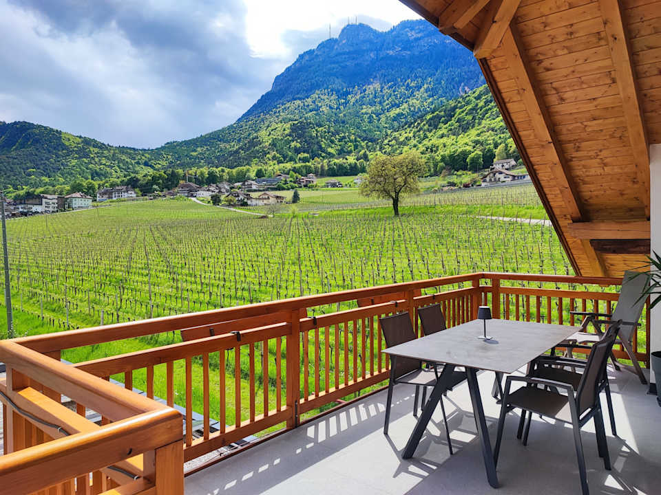 Ausblick Plattenriegelhof-Urlaub auf dem Bauernhof