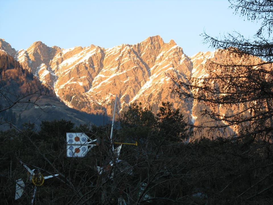 Blick zur Texelgruppe im Norden Residence Augschöll