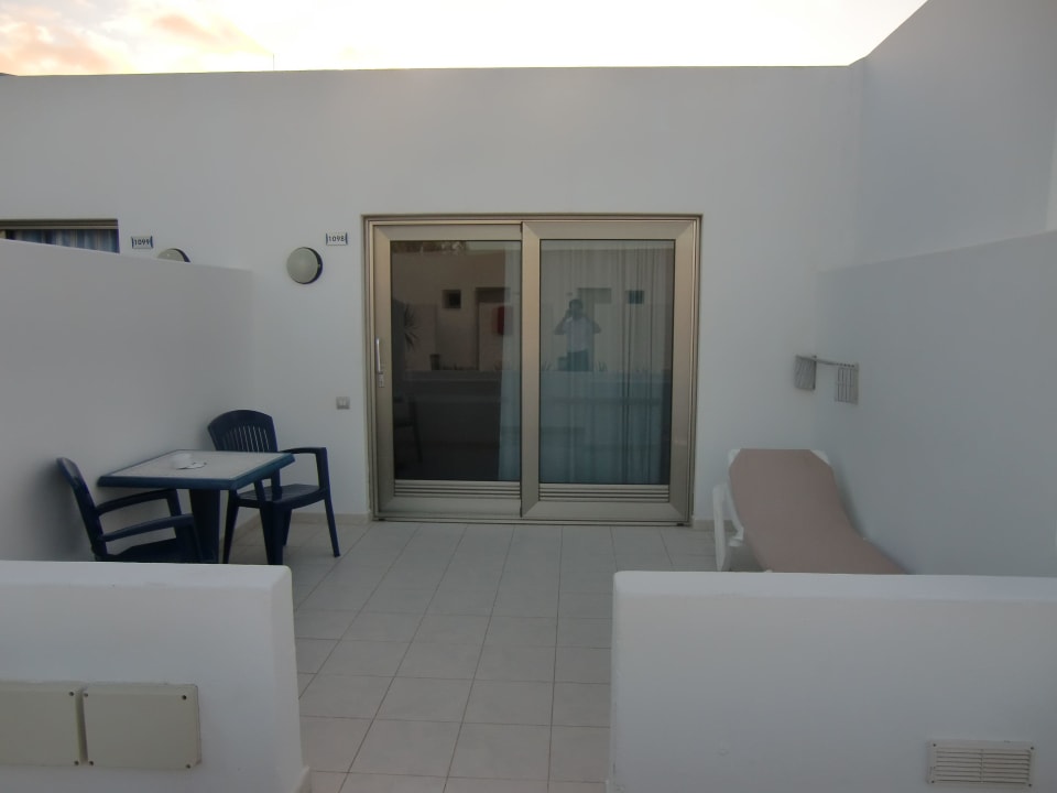 Terrasse eines Zimmers Hotel Las Costas