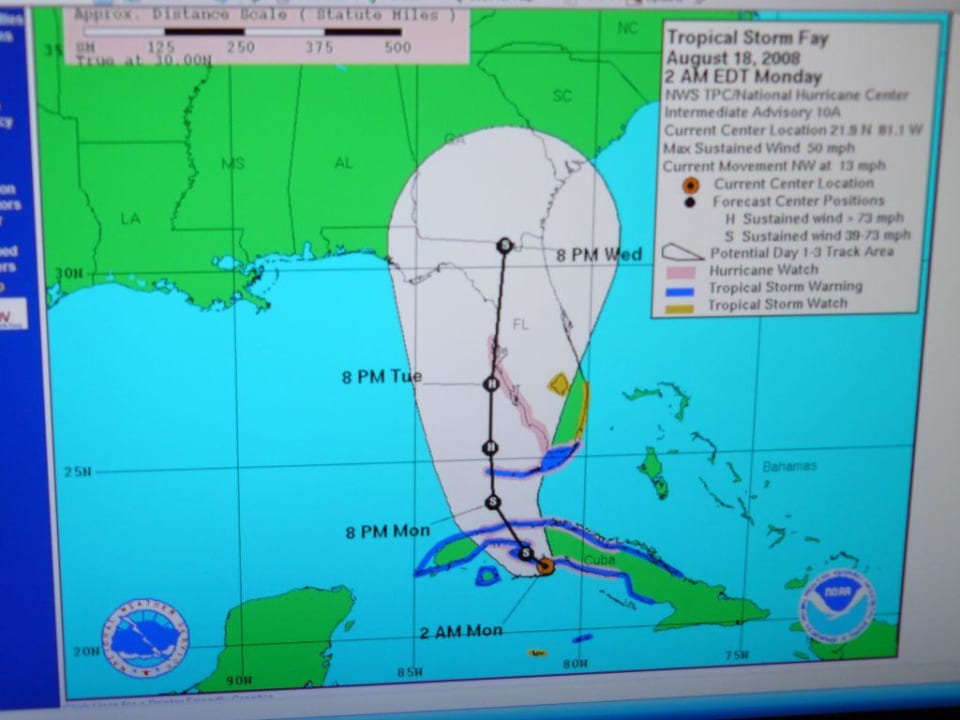 Wirbelsturm ''Fay'' Iberostar Grand Trinidad