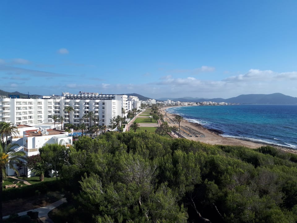 Ausblick Hipotels Bahía Cala Millor
