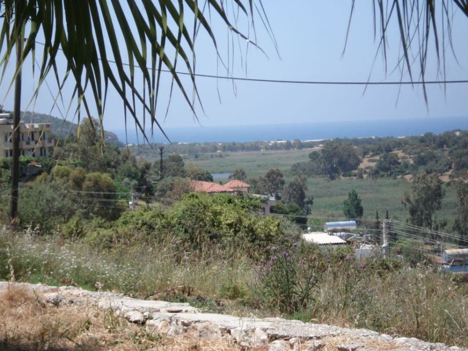 Blick auf das Meer vom Hotelgarten Xanthos Boutique Hotel Patara