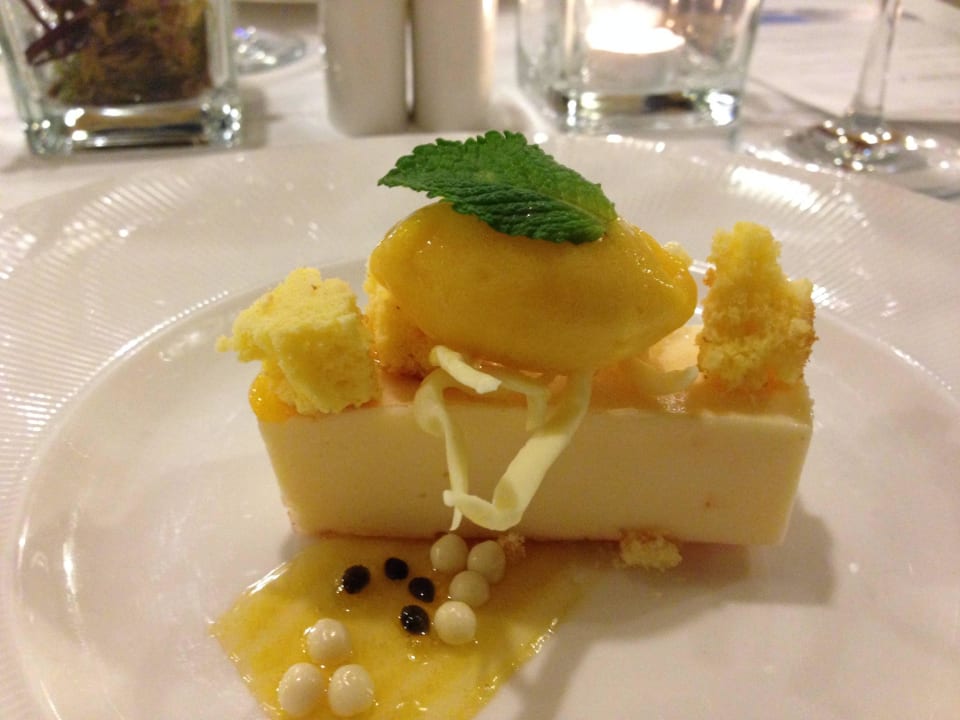 Einer der himmlichen Desserts Hotel Krone in Au
