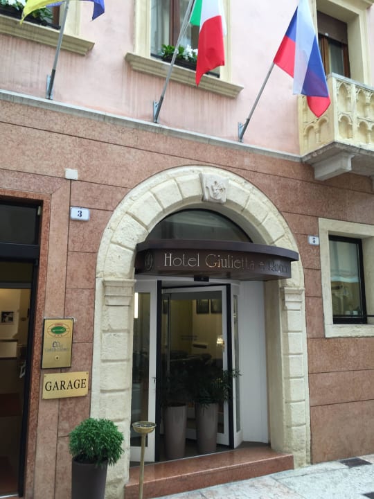 Hoteleingang Hotel Giulietta e Romeo